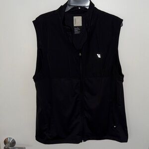 Vuori Black Zip-Up Vest